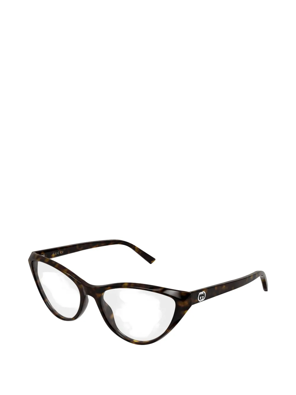 Gucci Eyewear Bril met cat-eye montuur Bruin