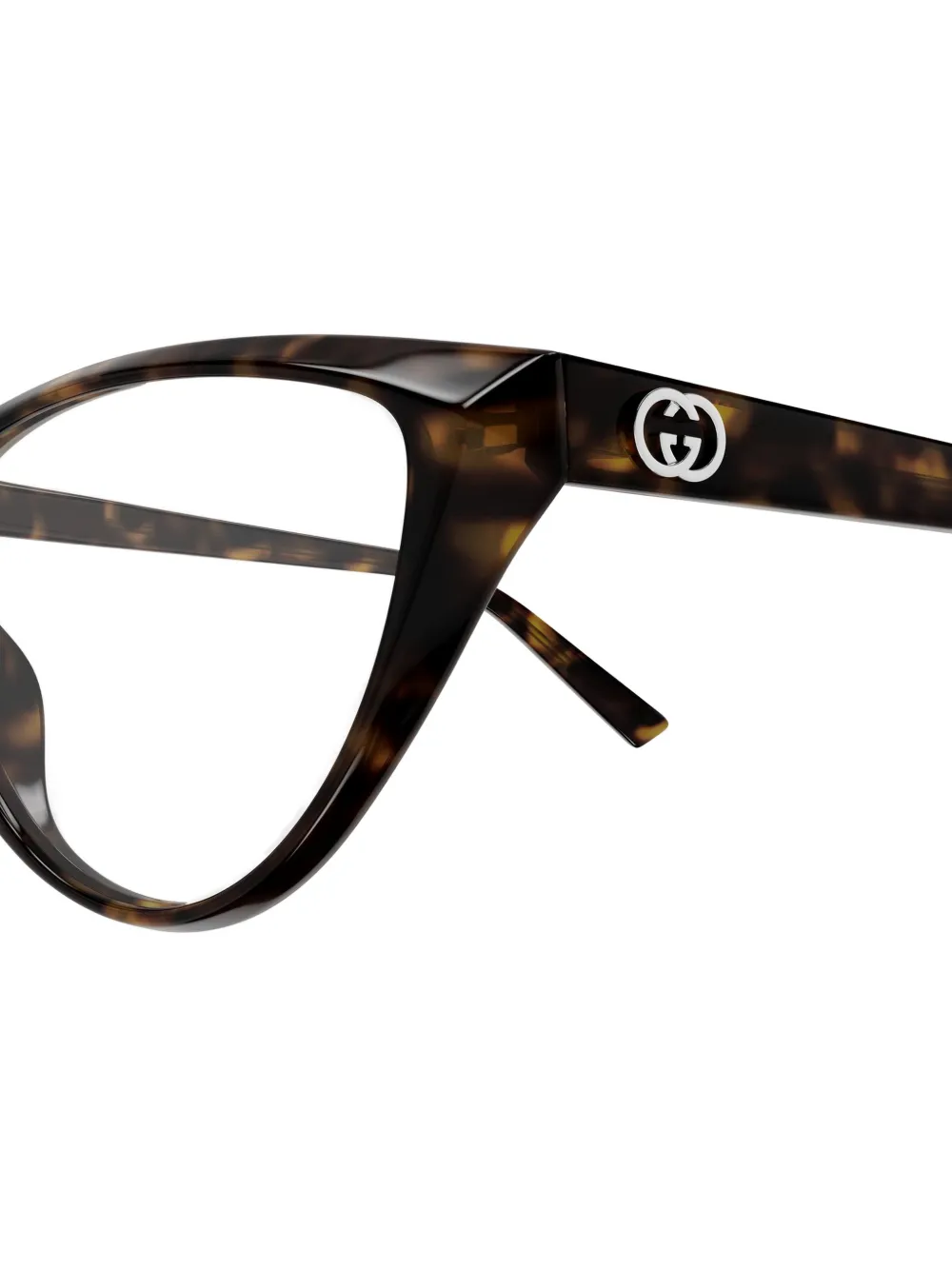 Gucci Eyewear Bril met cat-eye montuur Bruin