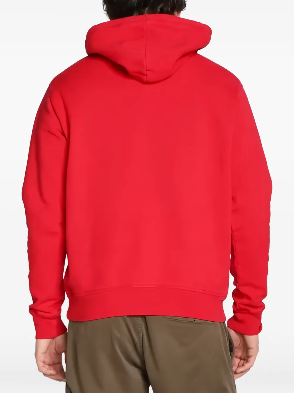 DSQUARED2 logo-print hoodie Rood