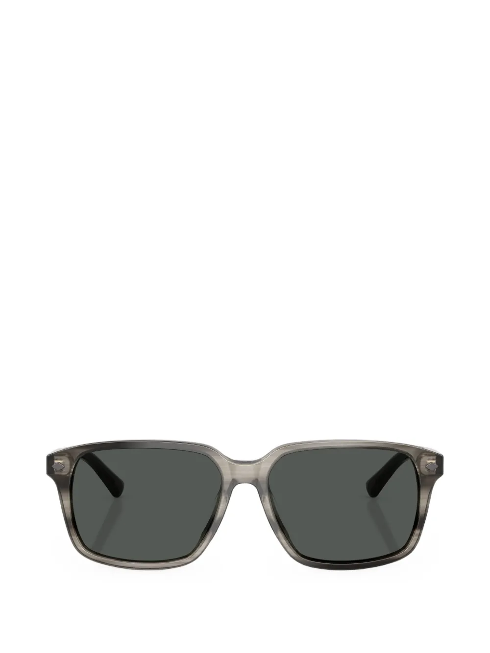 Brooks Brothers rectangle-frame sunglasses · 57