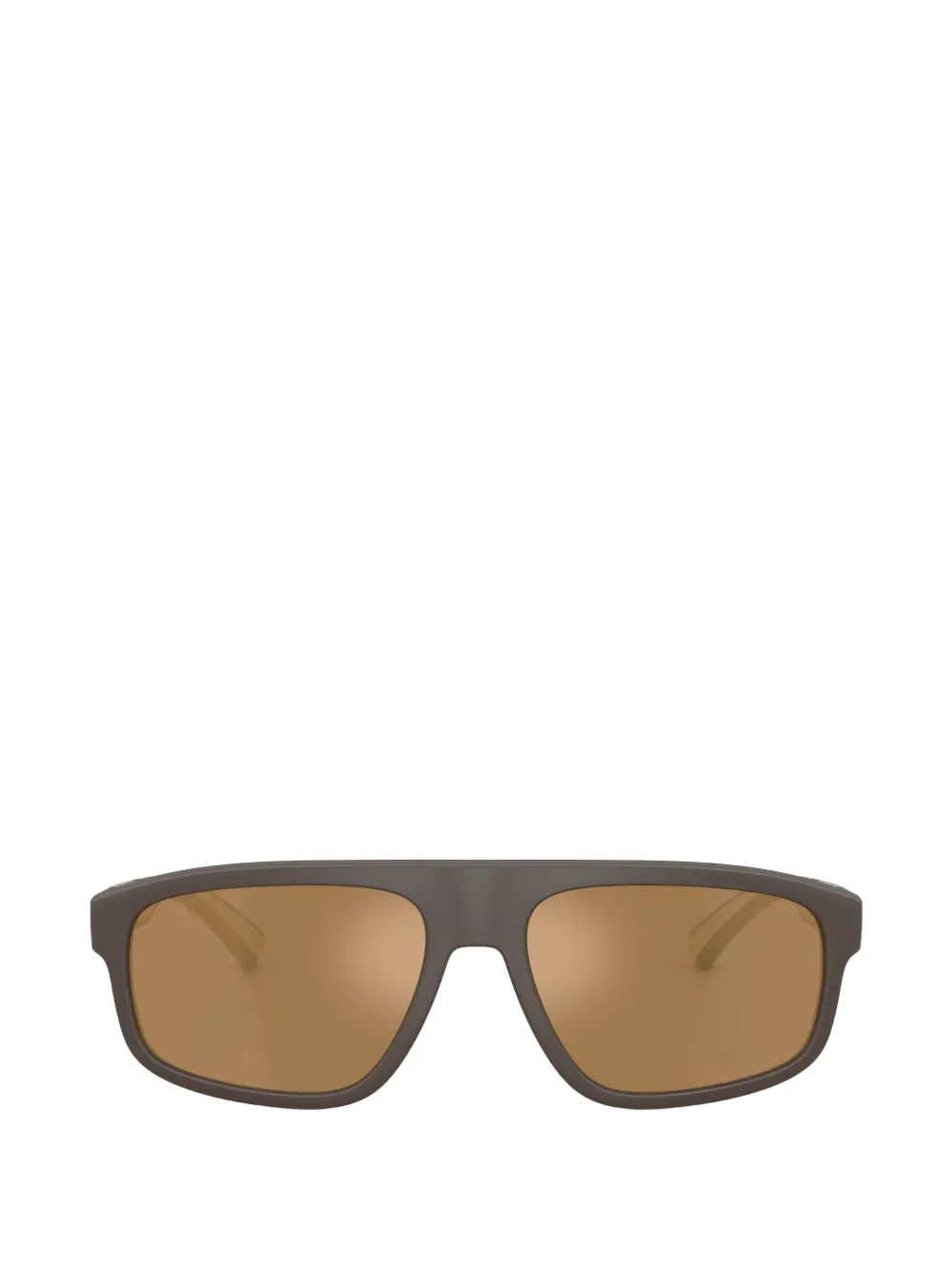 Burberry Check-print rectangle-frame sunglasses