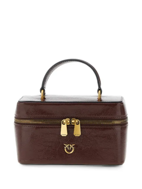 PINKO small crossbody bag in glossy leather