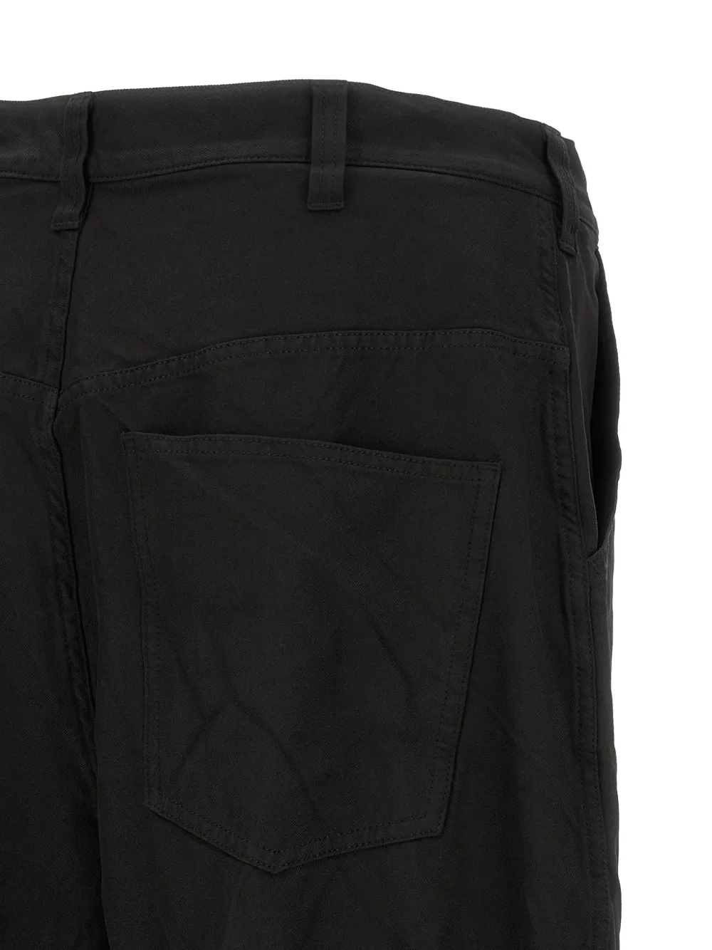 Comme des Garçons Homme Broek met curvy-fit Zwart