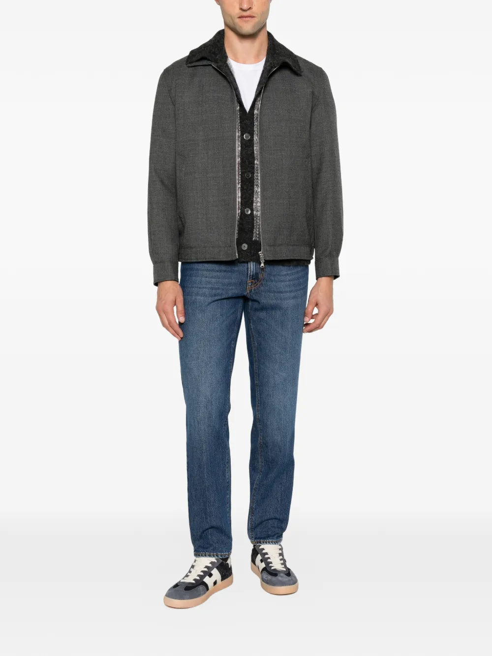 Briglia 1949 zip-up shirt jacket