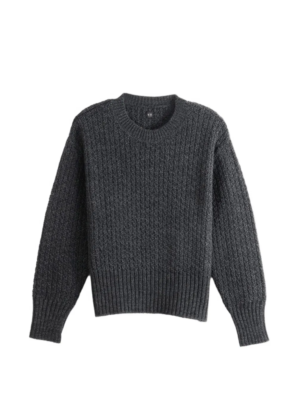 TAIGA TAKAHASHI Lot.525 ribbed-knit crew-neck sweater - Grey