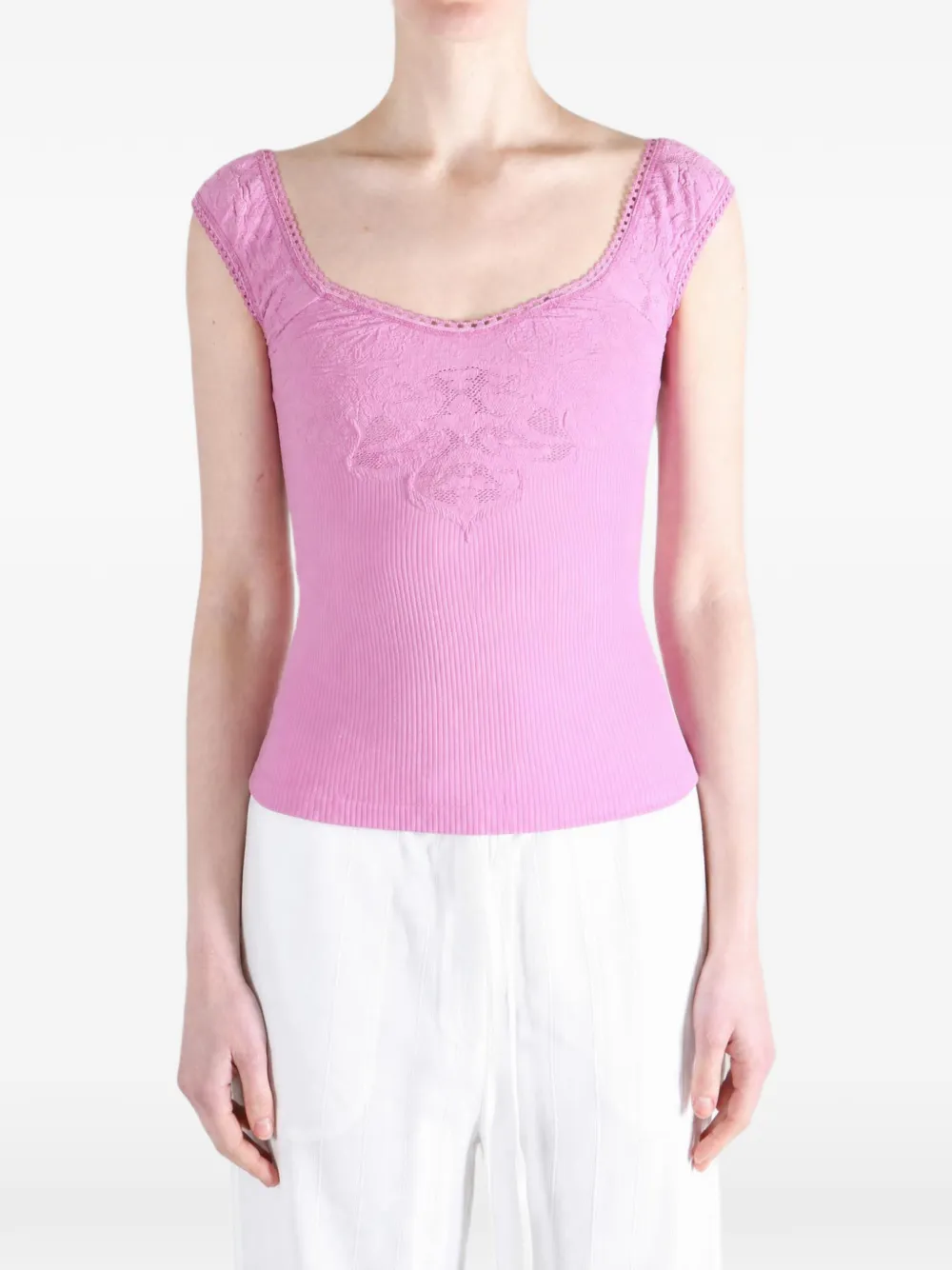 Free People Pretty Please tank top Roze