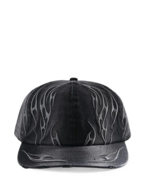 HELLSTAR embroidered distressed baseball cap