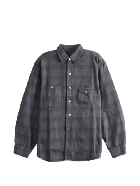 TAIGA TAKAHASHI plaid-pattern button-down shirt