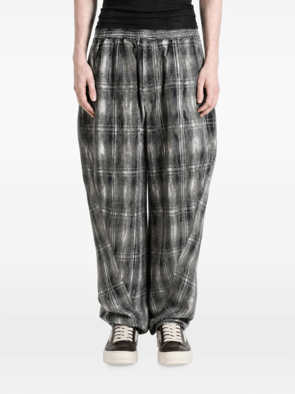Doublet Elasticated Trousers In Gray
