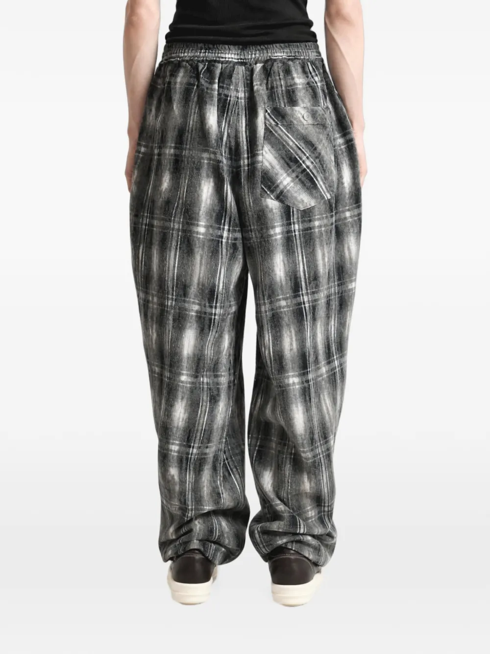 Doublet Elasticated Trousers In Gray