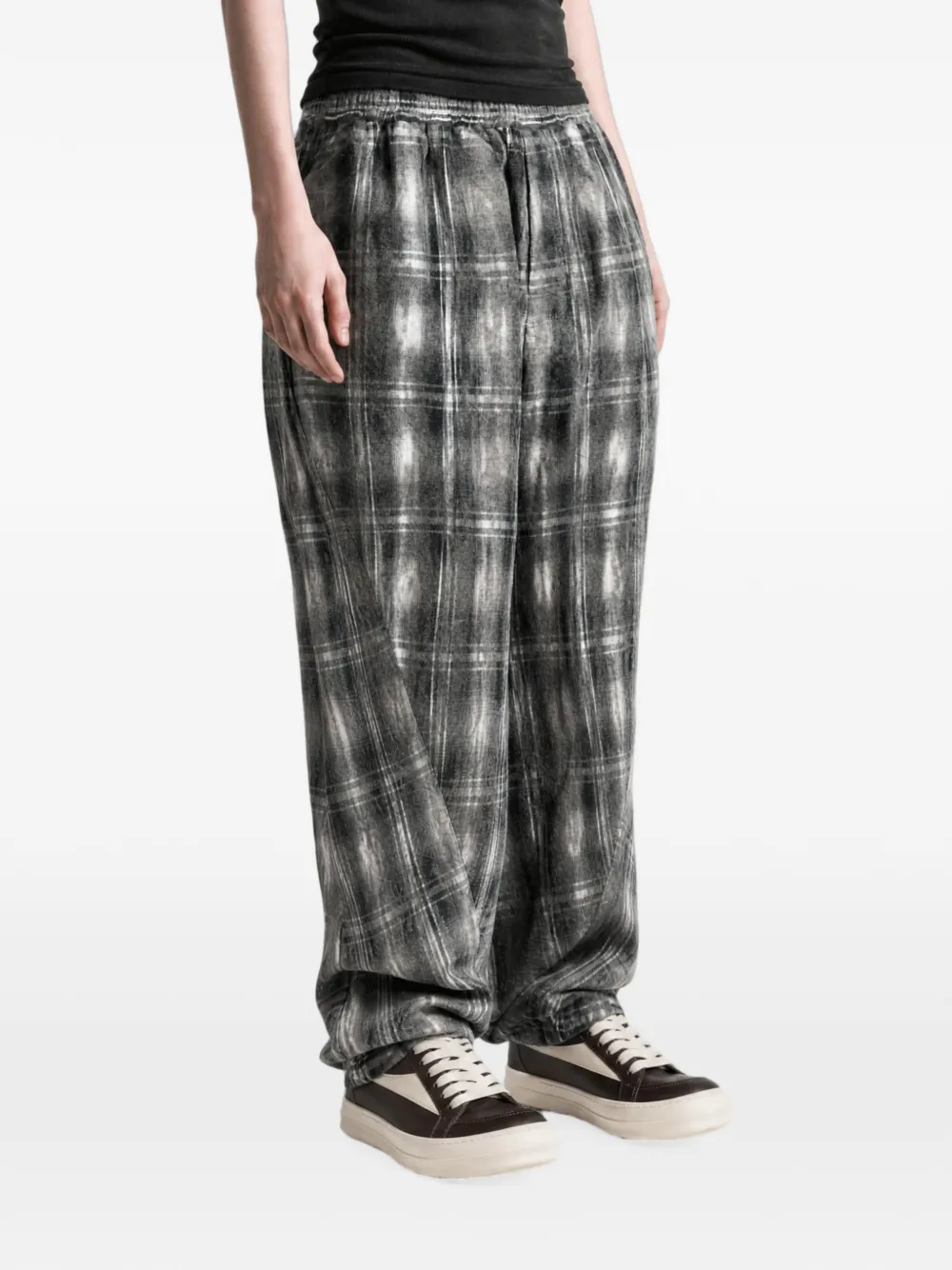 Doublet Elasticated Trousers In Gray