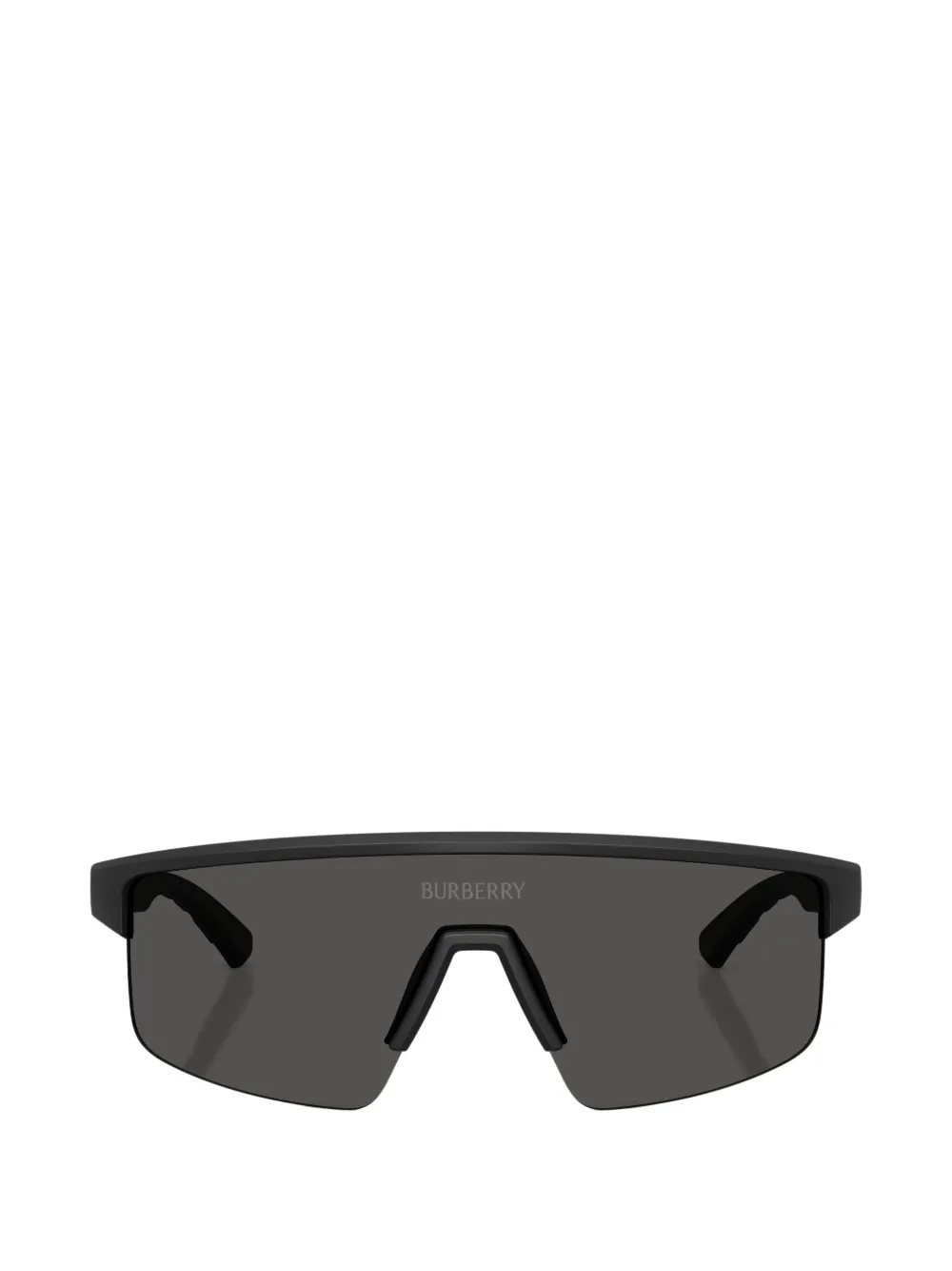 Burberry semi-rim rectangle sunglasses
