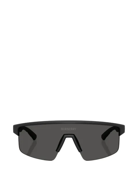 Burberry Eyewear semi-rim rectangle sunglasses