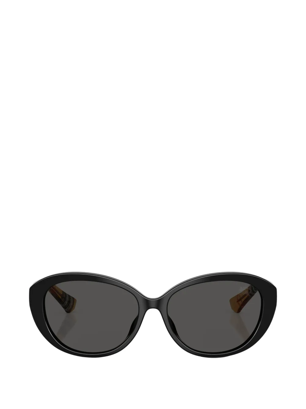 Burberry Check rectangle-frame sunglasses