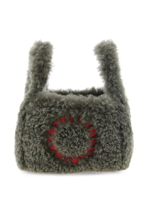 Stella McCartney bolsa de hombro con logo bordado
