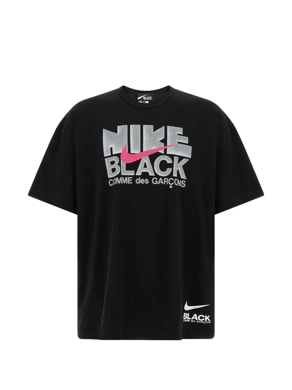 Black Comme Des Garçons x Nike logo-print T-shirt
