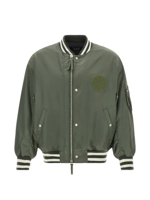 Comme des Garçons Homme patch-detail striped-trim jacket