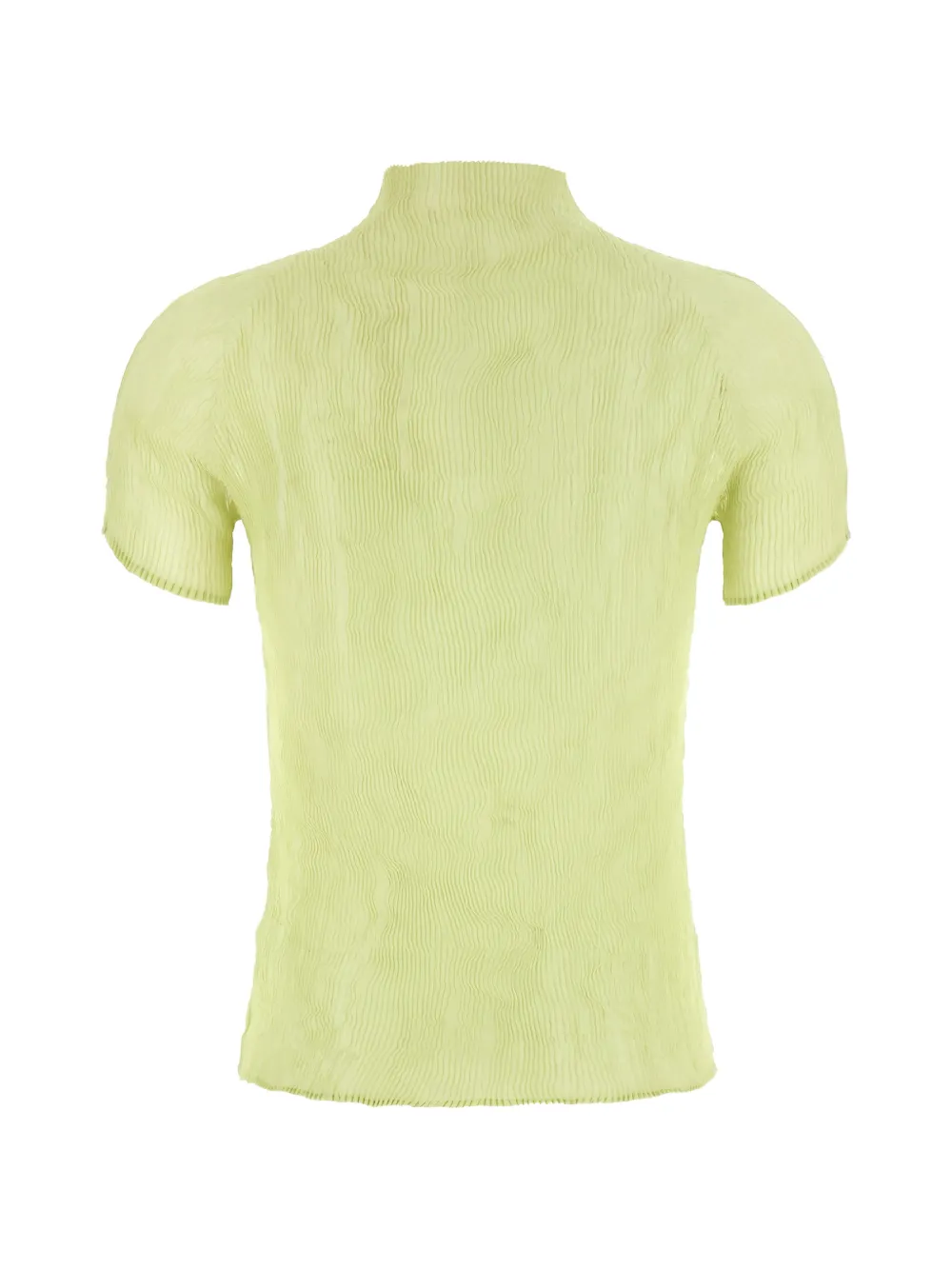 Issey Miyake Chiffon Twist 1 geplooide blouse Groen