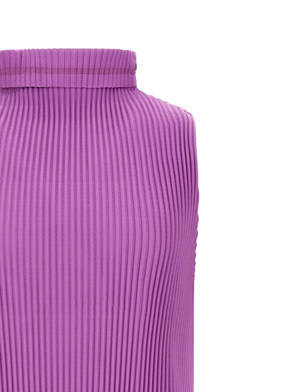 Homme Plissé Issey Miyake Geplooide mouwloze trui Paars