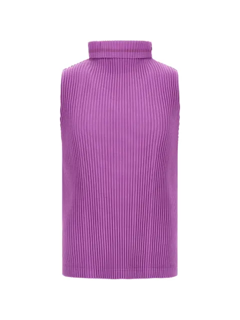 Homme Plissé Issey Miyake pleated sleeveless sweater