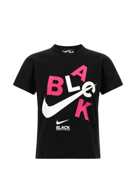 Black Comme Des Garçons x Nike logo-print T-shirt