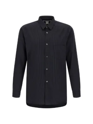 Comme Des Garçons テクスチャード シャツ | ブラック | FARFETCH JP
