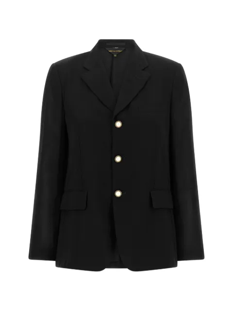 Comme Des Garçons pearl buttoned blazer