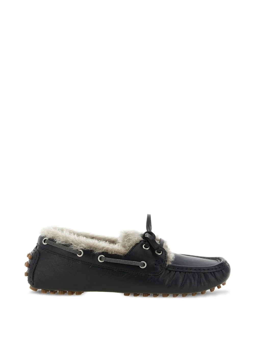 Brunello Cucinelli Monile shearling-lined loafers