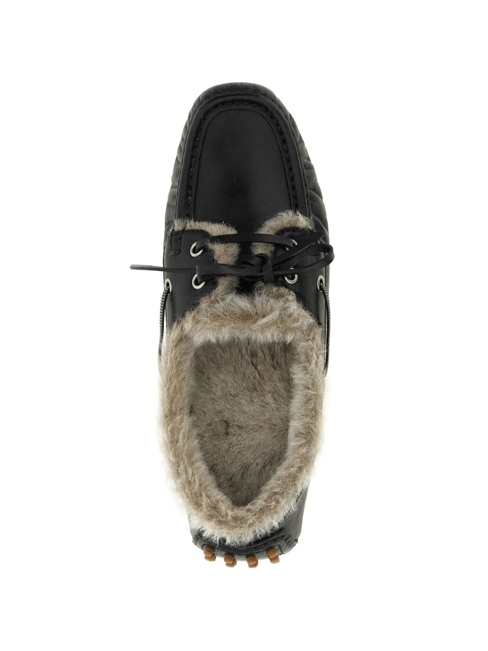 Brunello Cucinelli Monile shearling-lined loafers Zwart