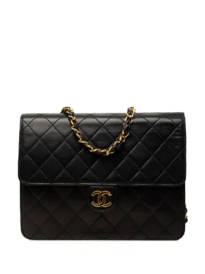 CHANEL Pre-Owned 1995 CC-turn-lock-fastening Shoulder Bag | Black