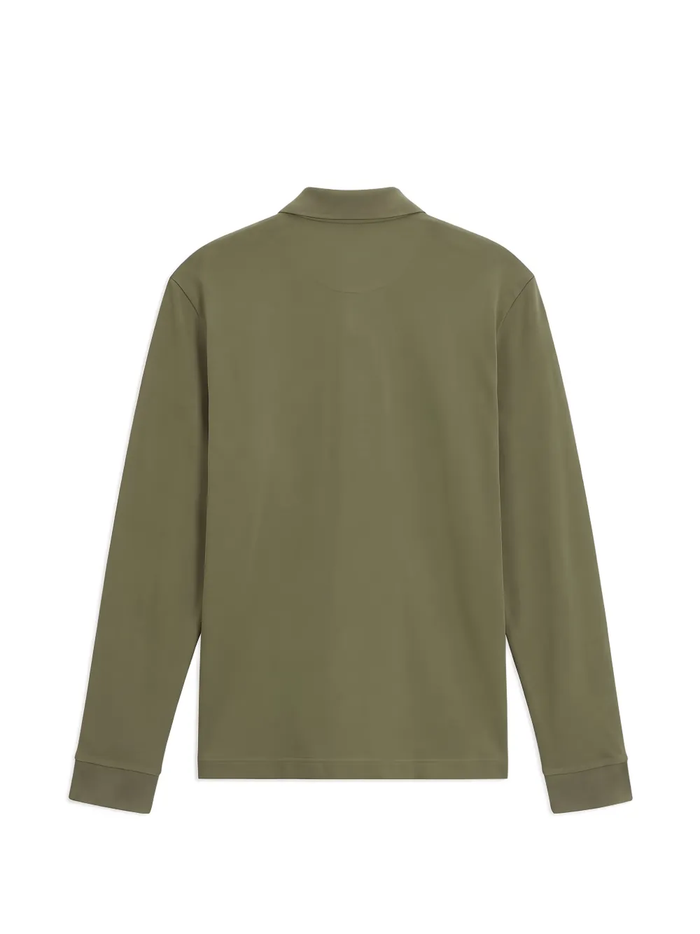 BOSS Poloshirt met lange mouwen Groen