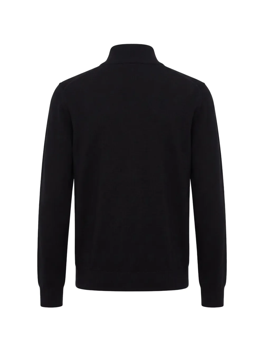 BOSS Trui van wol zijde en kasjmier met ritshals Blauw