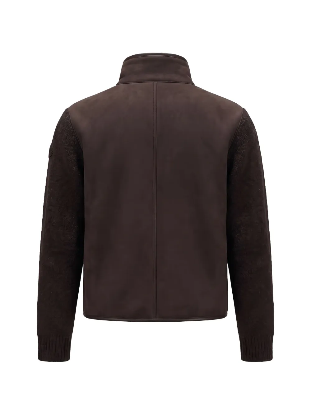 Moncler Bomberjack met hoge hals Bruin