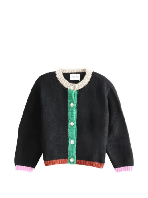 Nikki Chasin Sheba colorblock button-up cardigan