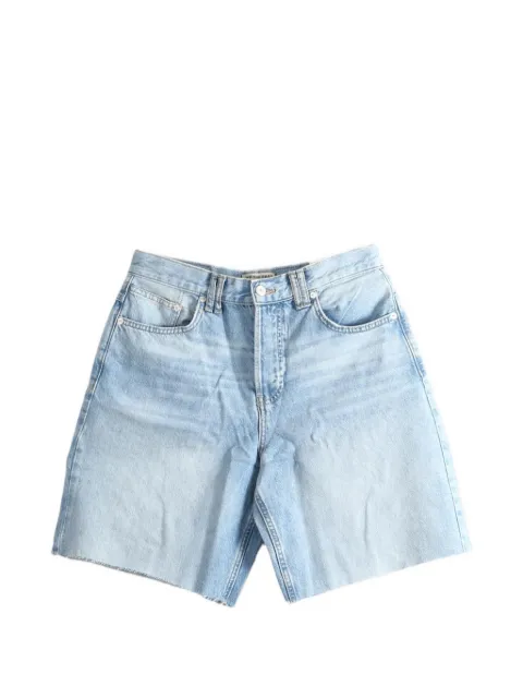 Free People Montana raw-edge denim shorts