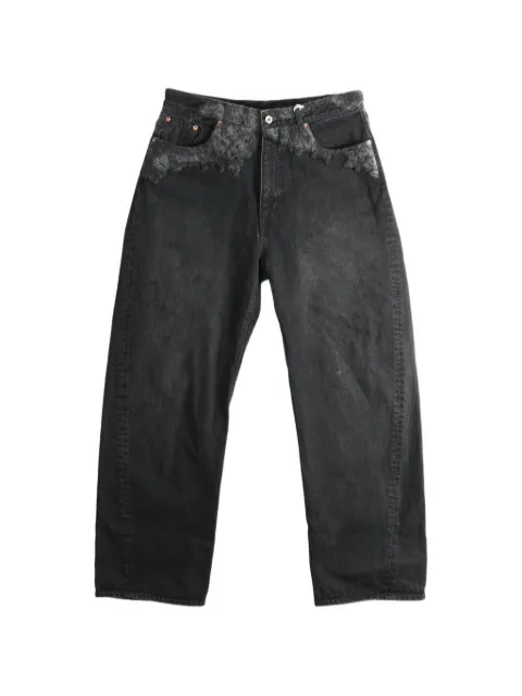 Doublet straight-leg jeans