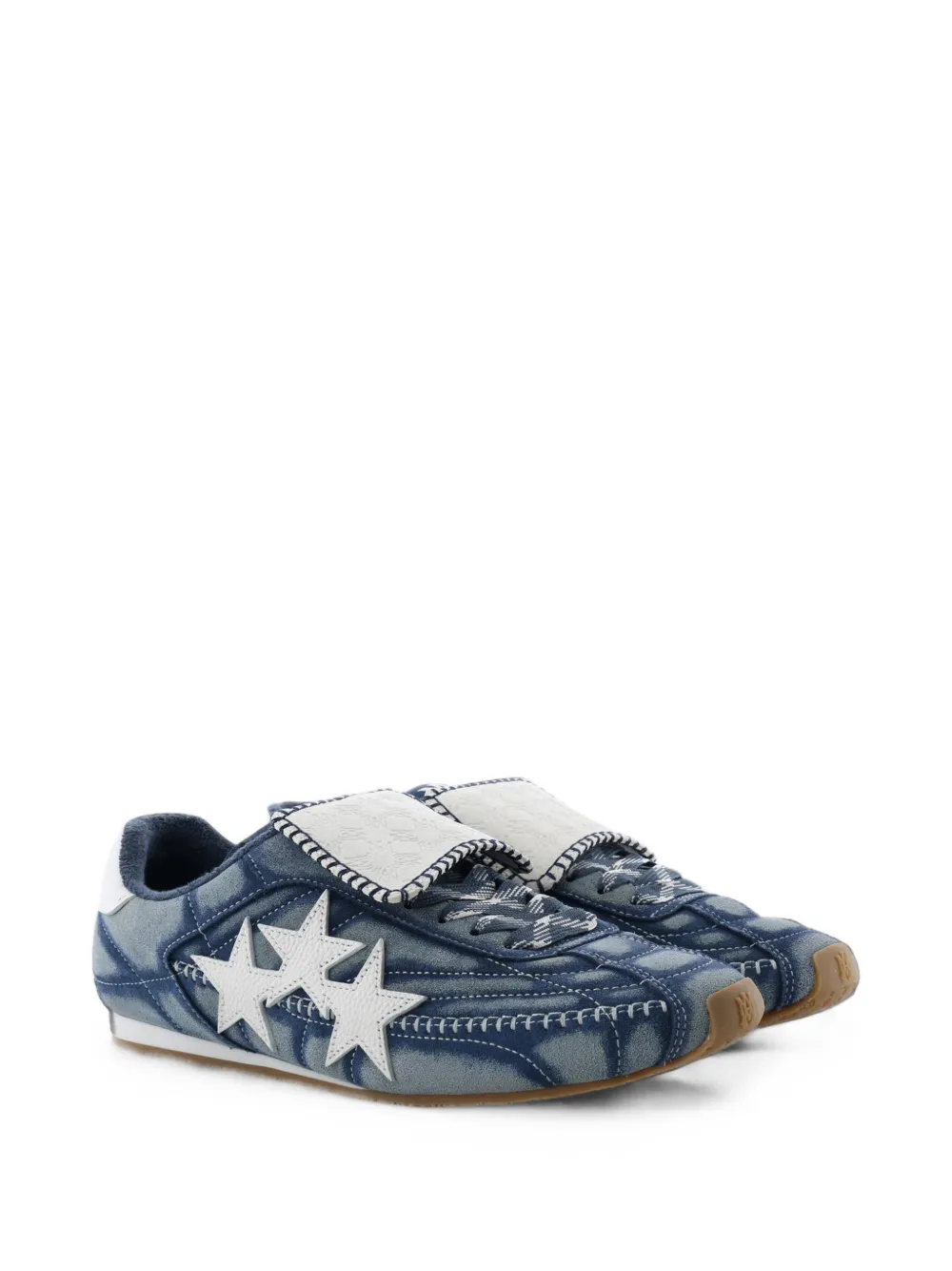 AMIRI Pacific Flat patchwork sneakers Blauw
