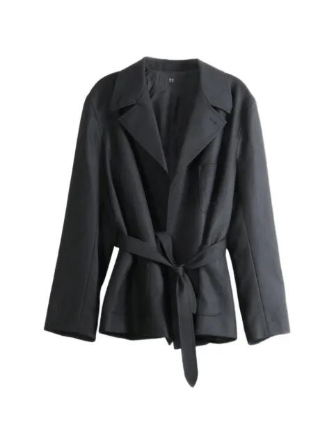 TAIGA TAKAHASHI belted notch-lapel jacket