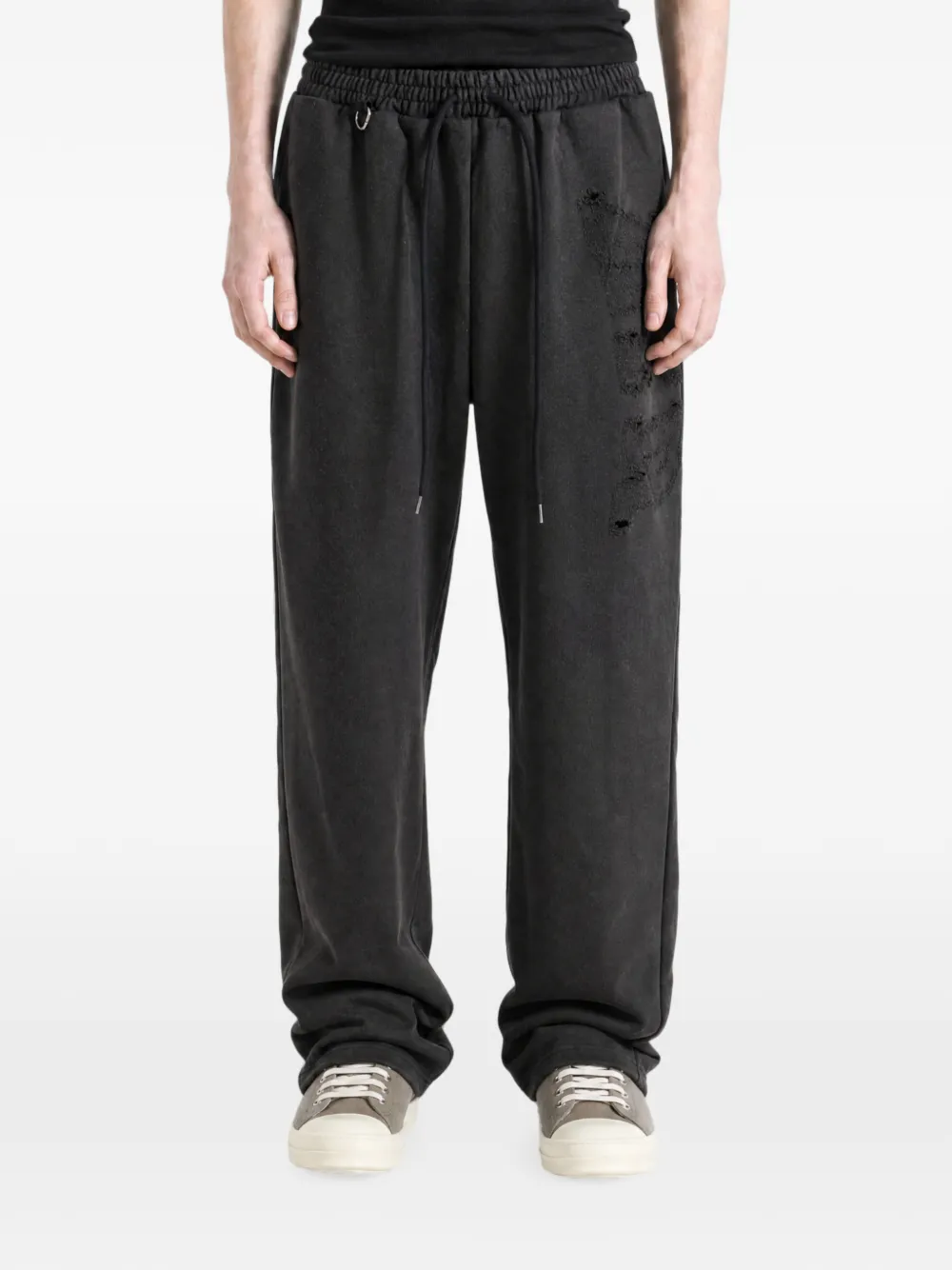 Doublet Threadless Air Embroidery trainingsbroek Zwart