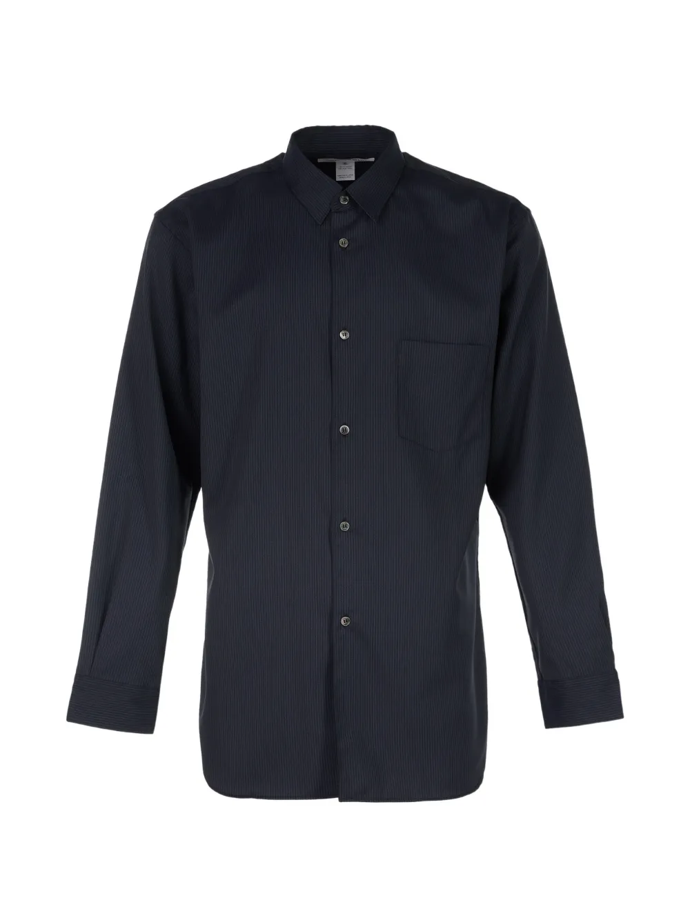 Comme Des Garçons Shirt pinstripe-pattern shirt Blauw