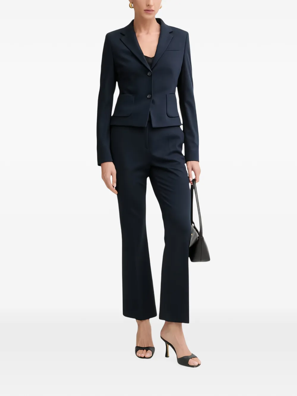 BOSS Blazer met enkele rij knopen Blauw