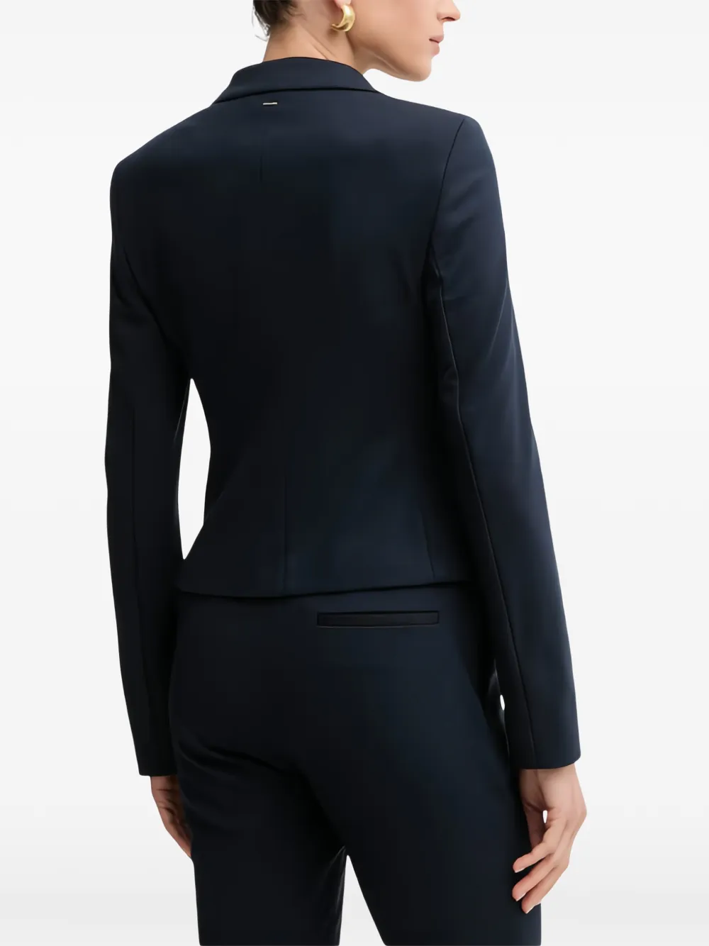 BOSS Blazer met enkele rij knopen Blauw