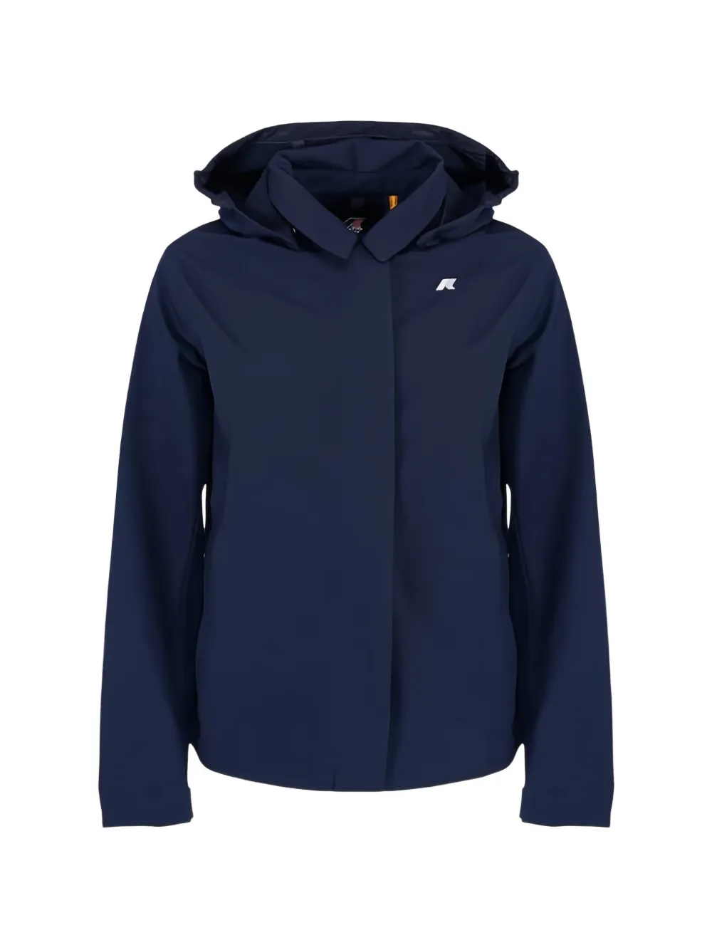 K-Way Bleizou hooded logo-print jacket