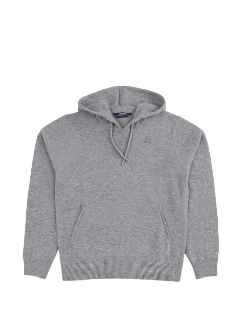K-Way logo-patch hoodie