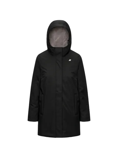 K-Way Sophie logo-patch hooded jacket