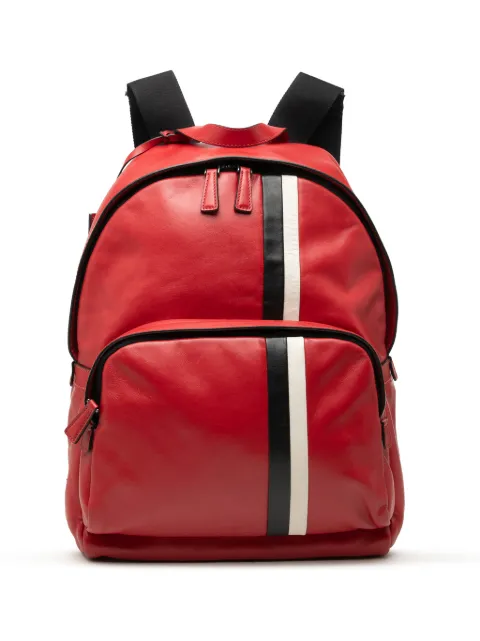 Prada Pre-Owned 2010-2026 Soft Calf Striped backpack