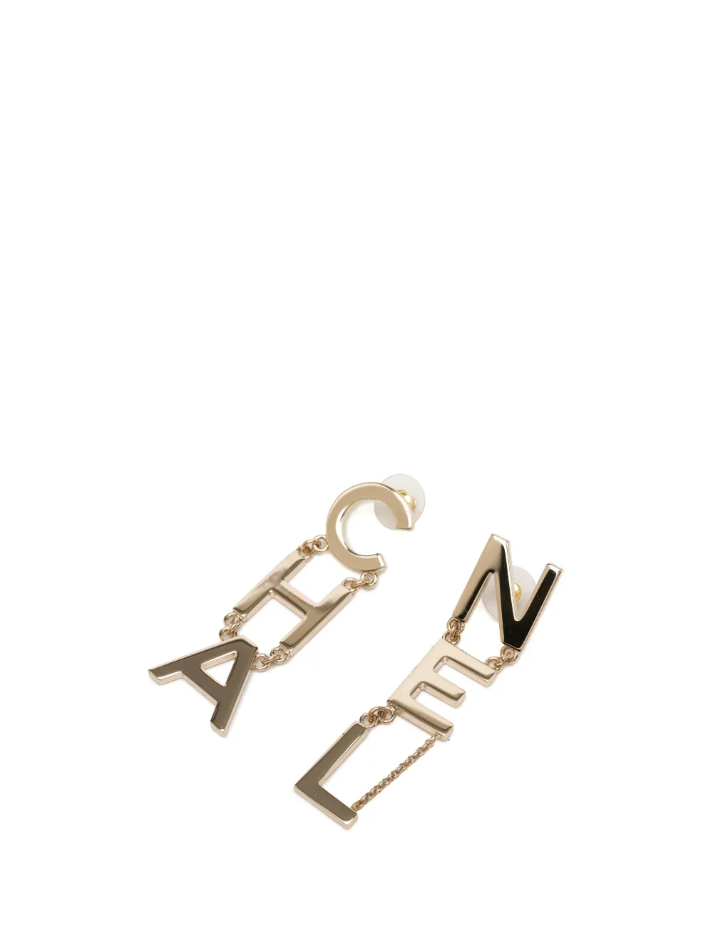 CHANEL Pre-Owned boucles d'oreilles fantaisie en plaqué or CHA NEL à fermoir papillon (2021)