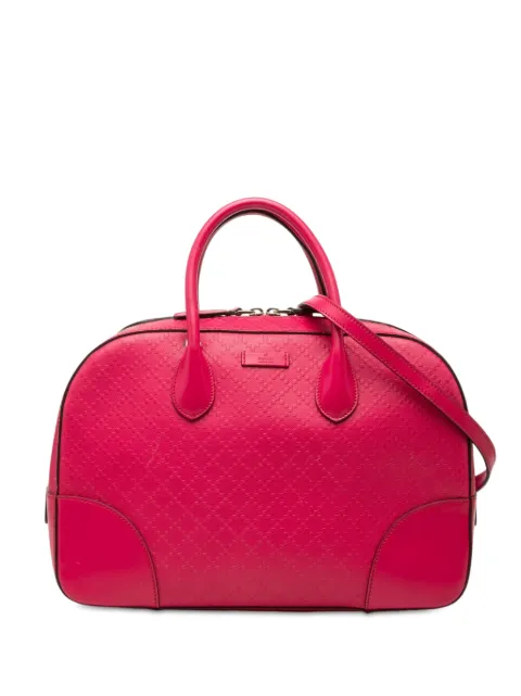 Gucci Pre-Owned 2000-2015 Diamante Bright Leather satchel