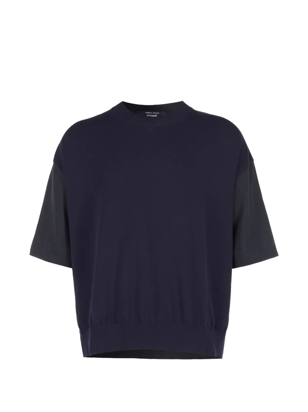 Comme des Garçons Homme T-shirt met ronde hals Zwart