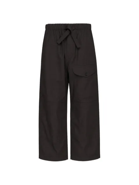 Comme des Garçons Homme pants cargo anchos con cordón en la pretina